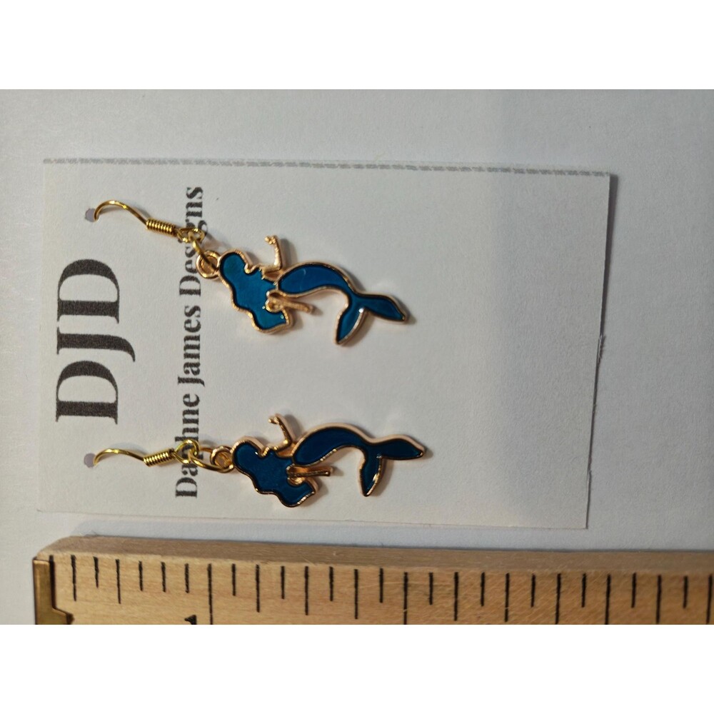 Blue Mermaid Earrings